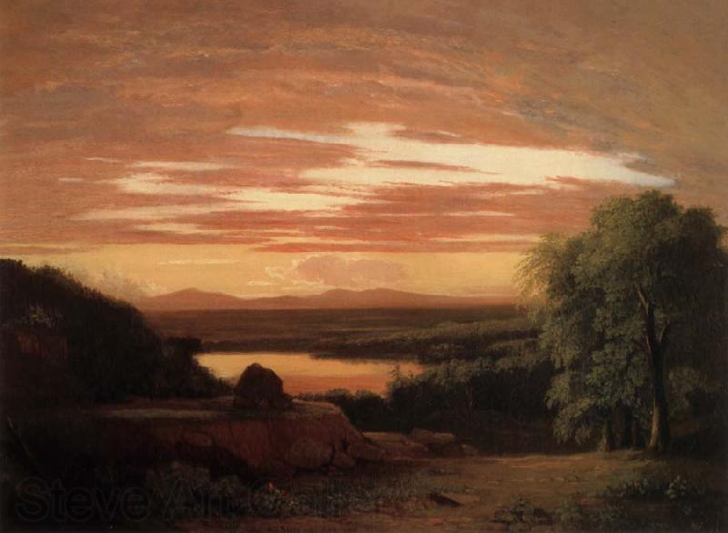 Asher Brown Durand Landscape,Sunset Spain oil painting art